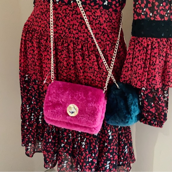 Kate Spade Audrey Shearling Micro Crossbody - Picture 11 of 11